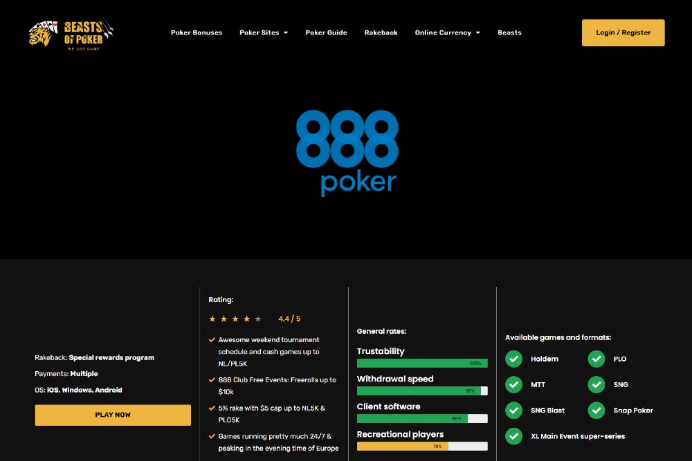 888 poker review before