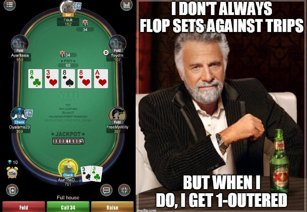 Upoker action
