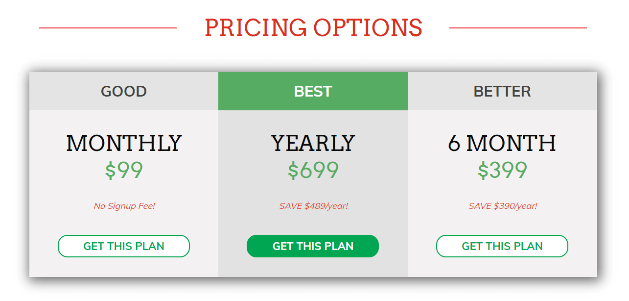 pricing option