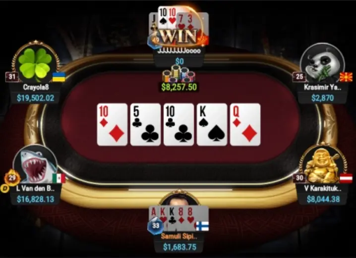 5-Card Pot-Limit Omaha Table